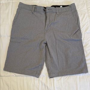 Volcom Men's Sleek Gray Flat Front Shorts